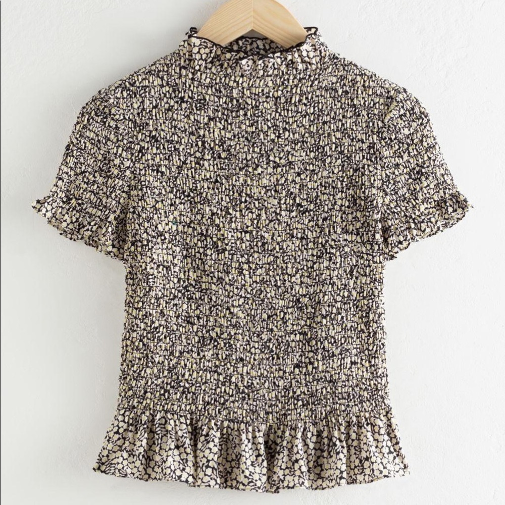 NWT & Other Stories smocked blouse